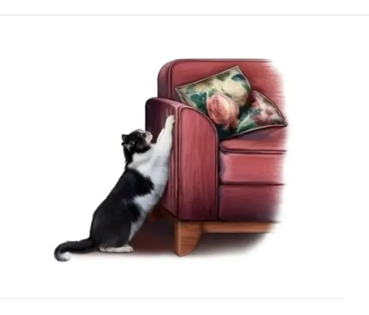 Cinta Anti Rasguño Para Gatos Zootec Protege Mueble Sillones - Imagen 3