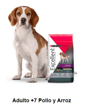 Alimento Excellent Para Perro Adulto 7+ Todos Los Tamaños