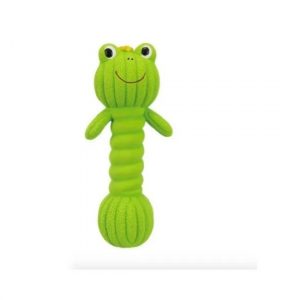 Juguete Para Perro Pesa Rana Latex Con Chifle 18 Cm Trixie