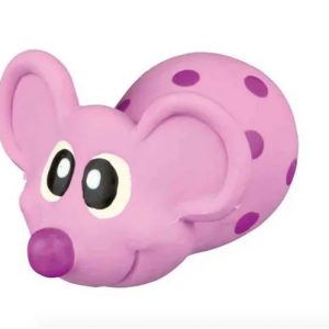 Juguete Para Perro Ratoncito Latex Con Chifle 8 Cm Trixie