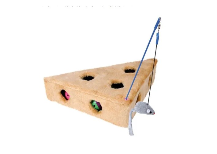 Juguete Trozo Queso Para Gato Con Agujeros Varita Trixie - Imagen 2