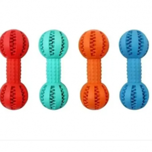 Juguete Hueso Beisbol Para Perro Menta Caucho Natural 13,5cm