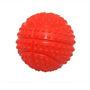 Juguete Pelota Basket Para Perro Sonido Caucho Natural 5,5cm