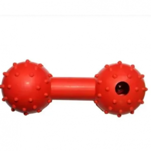 Juguete Pesa Con Cascabel Para Perro Caucho Natural 12 Cm
