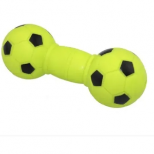 Juguete Pesa De Futbol Para Perro Con Sonido 15 Cm Vinilo