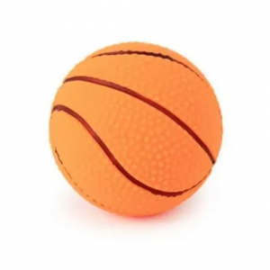 Juguete Para Perro Pelota De Basket Vinilo Con Sonido 6,5 Cm