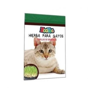 Semilla Hierbas Para Gatos Perros Sobre 80grs