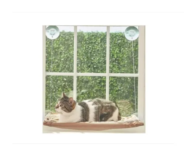 Cama Cuna Para Gatos Con Sopapa Ventana Zootec 50cm X 25 X 5