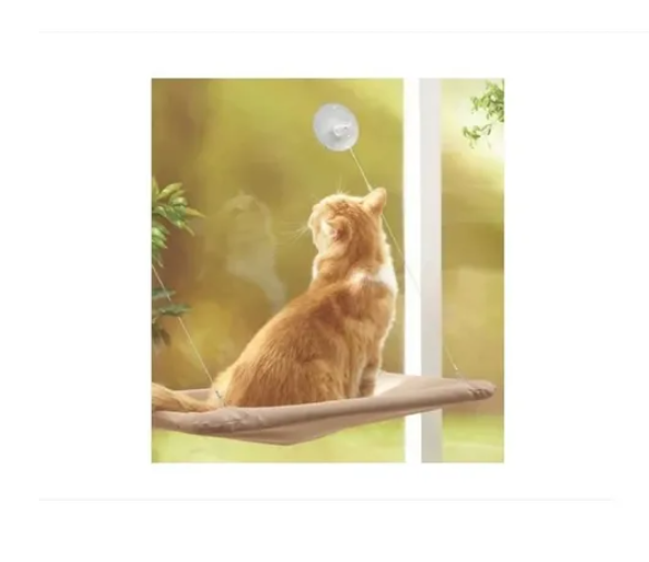 Cama Cuna Para Gatos Con Sopapa Ventana Zootec 50cm X 25 X 5 - Imagen 2