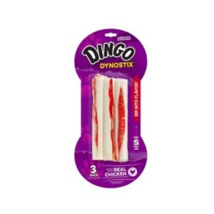 Golosina Dingo Dynostix Palitos Perros Pack 3 Unidades 90grs