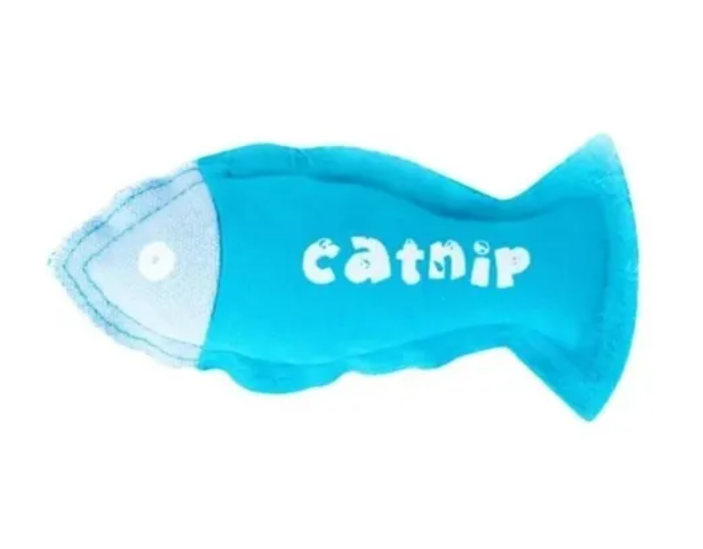 Juguete Para Gato Pez Estimulante C/ Hierba Gatera