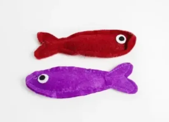 Juguete Para Gato Peces Estimulante Con Hierba Gatera Catnip