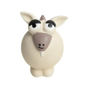 Juguete Para Perros Rascals Cabrito De Vinilo Con Chifle