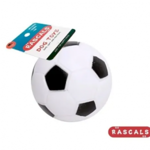 Juguete Perros Rascals Pelota Fútbol De Vinilo Con Chifle