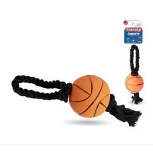 Juguete Para Perros Rascals Pelota Con Soga Antiestrés