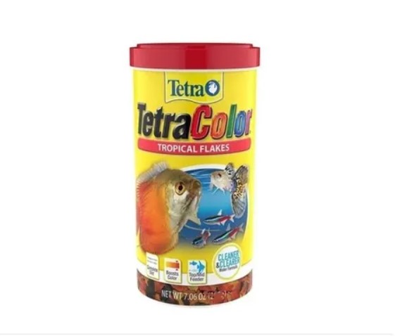 Alimento Para Peces Tetra Color Escamas Tropicales