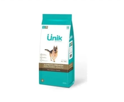 Alimento Unik Premium Para Perro Adulto Raza Mediana Grande
