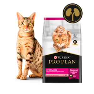Alimento Pro Plan Optirenal Sterilized Para Gato Adulto Sabor Salmón/arroz
