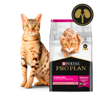 Alimento Pro Plan Optirenal Sterilized Para Gato Adulto Sabor Salmón/arroz
