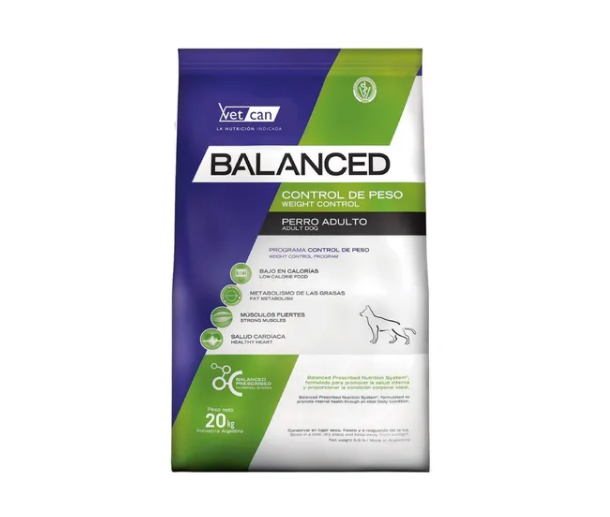 Alimento Vital Can Balanced Control de Peso Adulto
