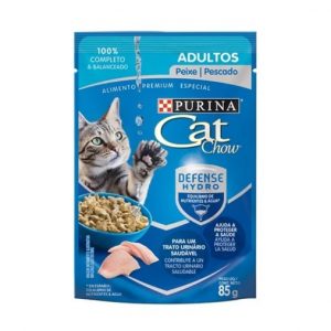 Pouch Cat Chow Gato Adulto Pescado