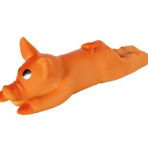 Juguete Para Perro Cerdito Latex Con Chifle 13 Cm Trixie