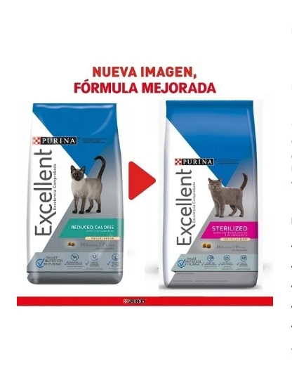 Alimento Excellent Reduced Calorie Gato Adulto Arroz y Pollo