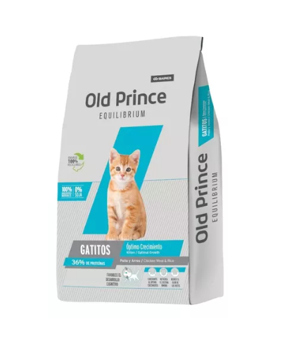 Alimento Old Prince Para Gatito Pollo/arroz Optimal Growth