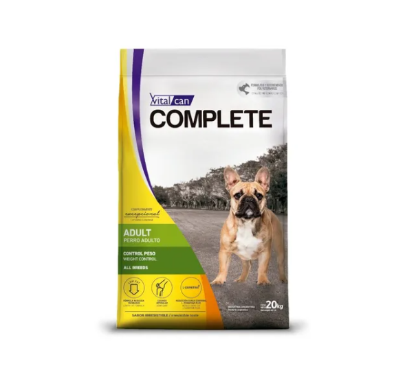 Alimento Vitalcan Complete Adulto Control De Peso