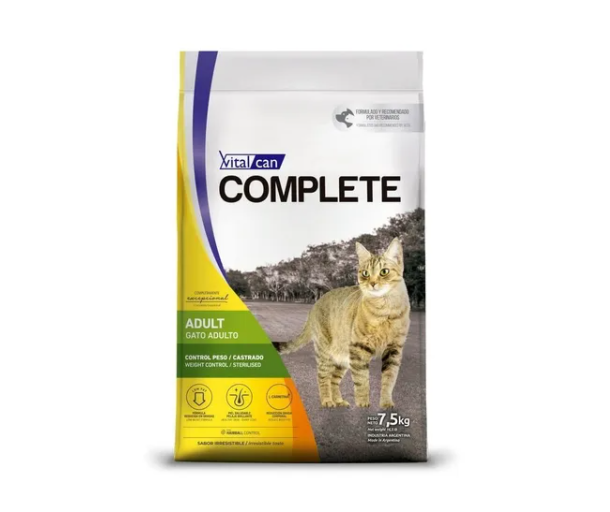 Alimento Vitalcan Complete Gato Control De Peso/castrado