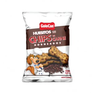 Huesitos con chip de Carne Golocan 120gr