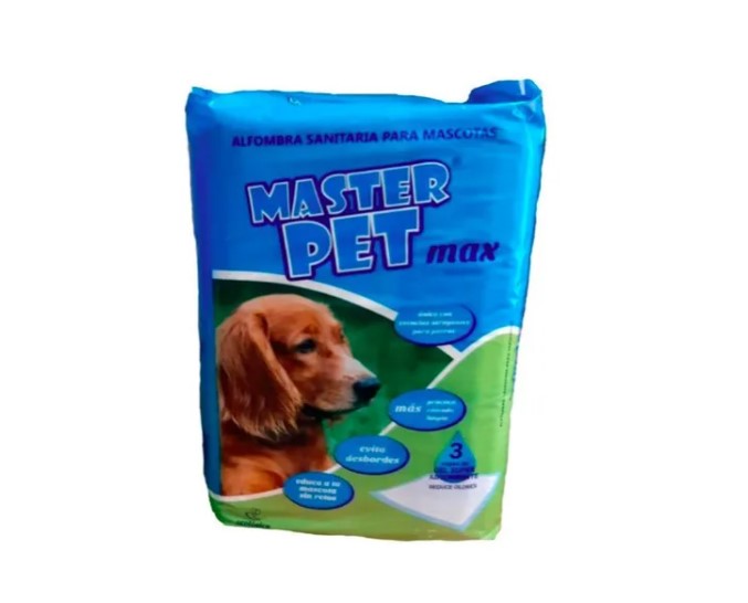Combo Bandeja Sanitaria 50x35 + Pipi Aquí 30ml + Paño Master Pet 45x55 - Imagen 3