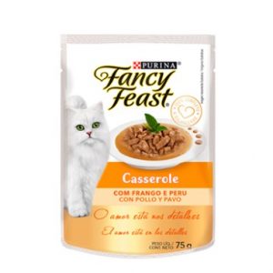 Purina Fancy Feast Casserole Pouch De Pavo Y Pollo