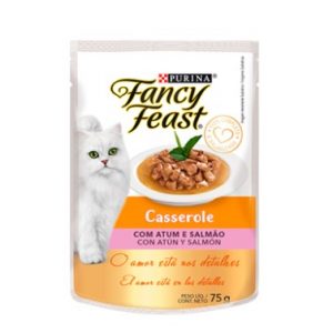 Purina Fancy Feast Casserole Pouch De Atún Y Salmón