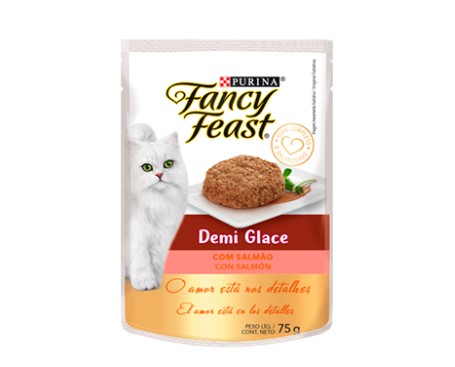 Purina Fancy Feast Demi Glace Pouch De Salmón