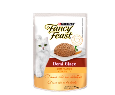 Purina Fancy Feast Demi Glace Pouch De Pollo