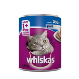 Alimento Humedo Whiskas en Lata Atún 340gr