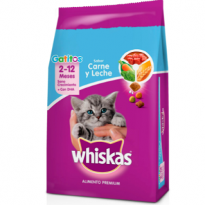 Alimento Wishkas Gatito Carne y Leche c/ DHA