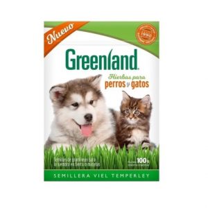 Semilla Hierbas Para Perros y Gatos Greenland 100gr