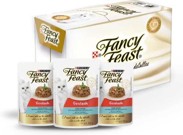 Purina Fancy Feast Goulash Pouch De Pavo - Imagen 2