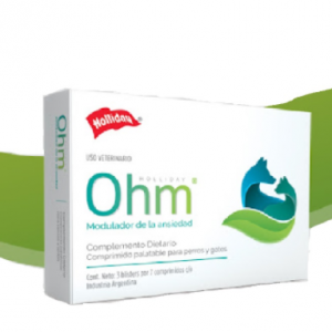 Ohm Comprimidos Para Perro y Gato Regulador De Ansiedad