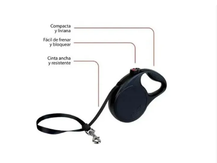 Correa Para Perro Extensible Kong Trail Small Medium Y Large - Imagen 2