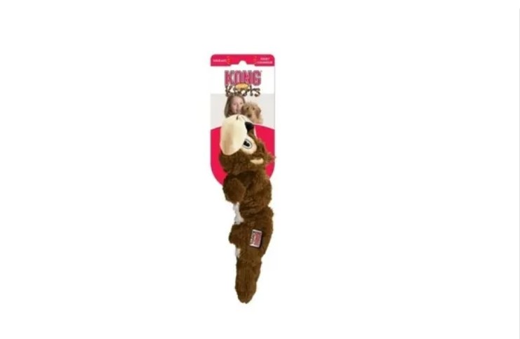 Peluche Kong Scrunch Knots Squirrel Small/med 23 Cm
