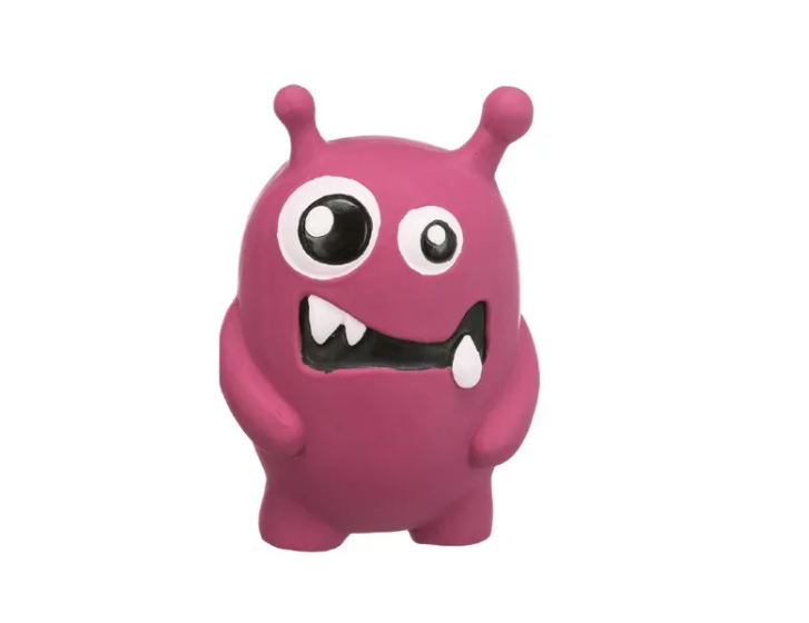 Juguete Monstruos Trixie Chifle Látex Para Perros