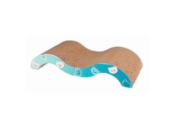 Rascador Onda Para Gatos Con Catnip Doble Faz Trixie