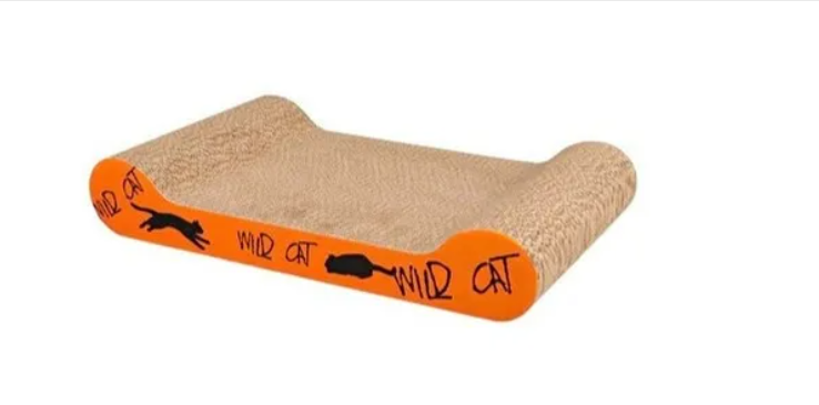 Rascador Para Gatos Doble Faz Carton Coarrugado Wild Cat