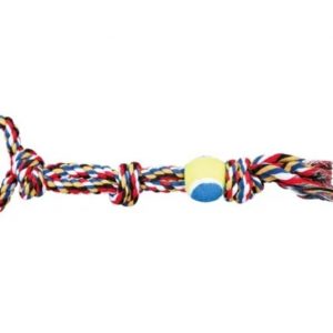 Juguete Cuerda Con Pelota Tenis 50 Cm