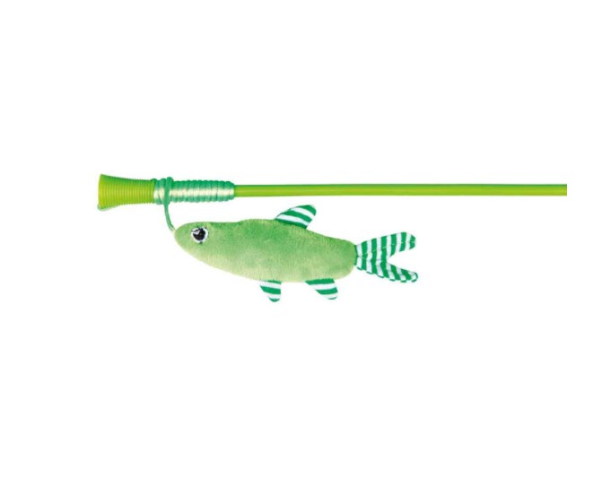 Juguete Varita Con Peluche De Pez Para Gato Trixie Maxscotas