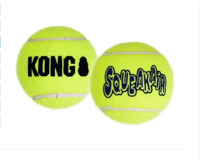 Juguete Kong Duramax Ball Pelota Medium Para Perros Con Chifle