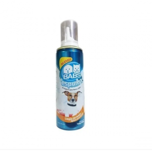 Shampoo Espuma Seca Para Perros Y Gatos Aerosol Babs 210 Ml